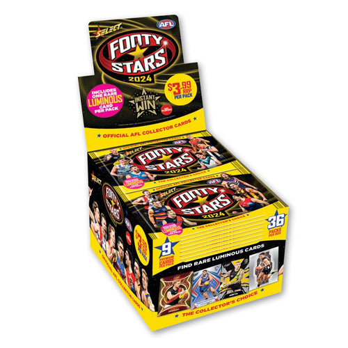 Select 2024 AFL Footy Stars Pack Box (36 Packs)