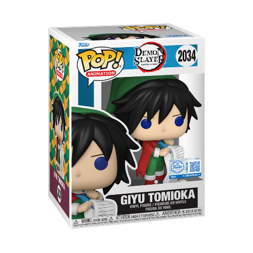Demon Slayer Giyu Tomioka Holiday US Exclusive Pop! Plus