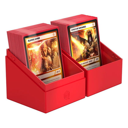 Deck Box Ultimate Guard Boulder 100+ Standard Solid Red