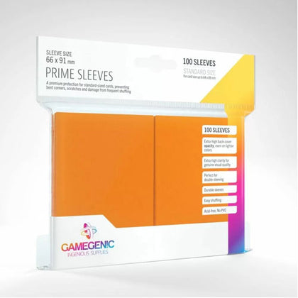 Deck Protector Gamegenic Prime Standard 100ct Matte Orange