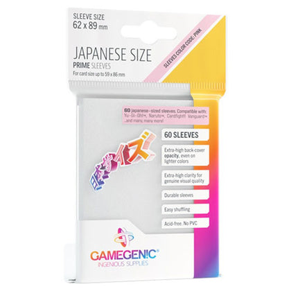 Deck Protector Gamegenic Prime Japanese 60ct White