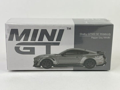TSM-Model Mini GT Shelby GT500 SE Widebody Pepper Gray Metallic 1:64 Scale Diecast Vehicle