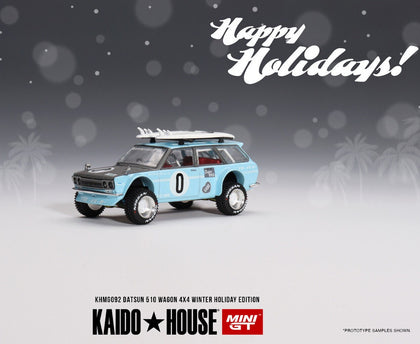 Kaido House Mini GT Datsun 510 Wagon 4X4 1:64 Scale Diecast Vehicle