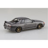 Aoshima Nissan R32 Skyline GT-R Custom Gun Gray Metallic 1:32 Scale Plastic Model Snap Kit