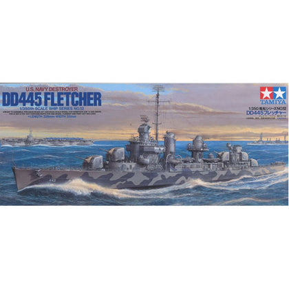 Tamiya US Navy Destroyer DD445 Fletcher 1:350 Scale Plastic Model Kit