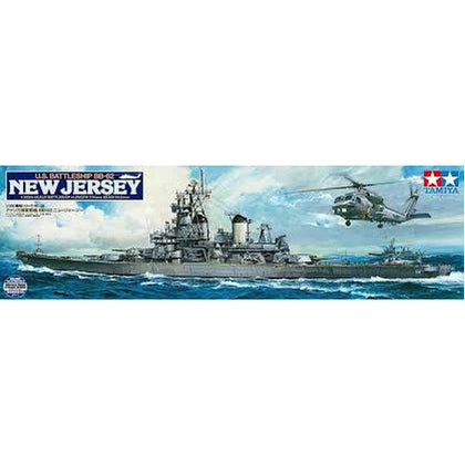 Tamiya US Battleship BB-62 New Jersey 1:350 Scale Plastic Model Kit