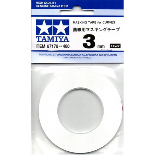 Tamiya Masking Tape for Curves 3mm Width