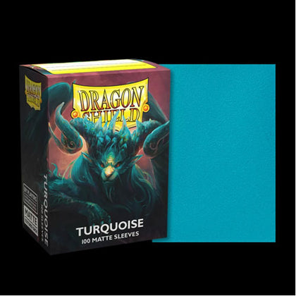Deck Protector Dragon Shield Standard 100ct Turquoise Atebeck Matte