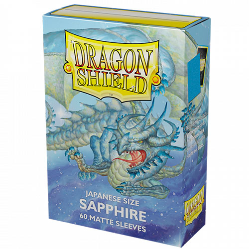 Deck Protector Dragon Shield Small (Japanese) 60ct Sapphire Matte