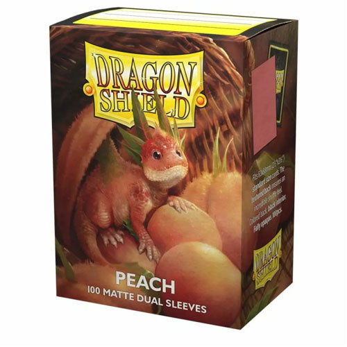 Deck Protector Dragon Shield Standard 100ct Peach Dual Matte
