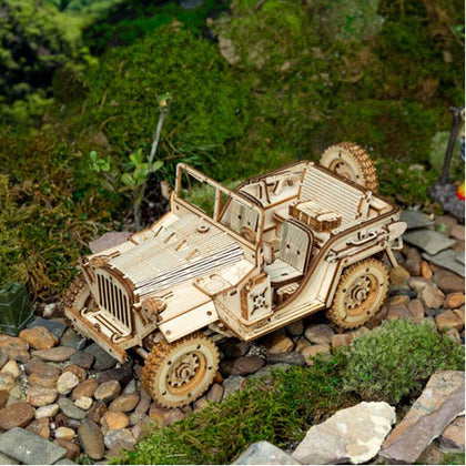 Robotime ROKR DIY Army Field Car 1:18 Scale