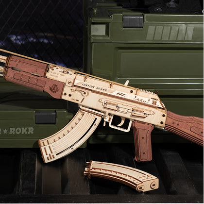 Robotime ROKR Justice Guard DIY AK-47 Assault Rifle