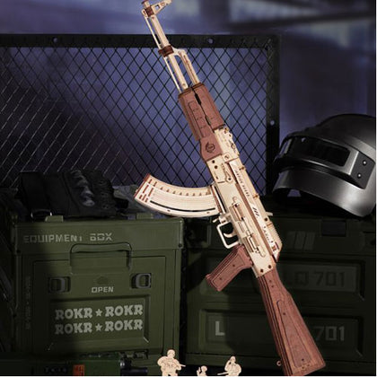 Robotime ROKR Justice Guard DIY AK-47 Assault Rifle