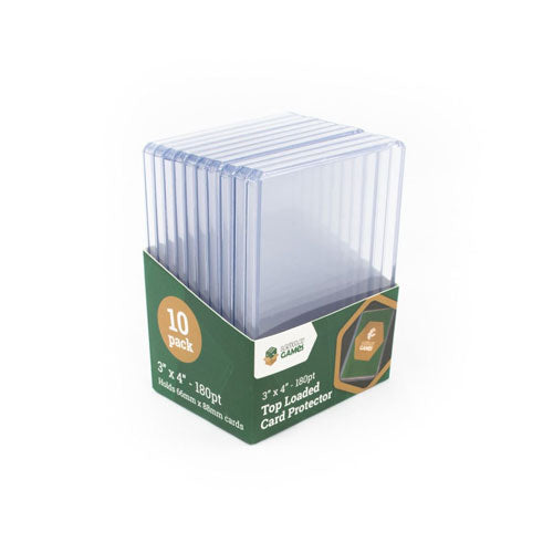 LPG Top Loader Card Protector Super Thick 180pt (66 mm x 88 mm) 10 Pack