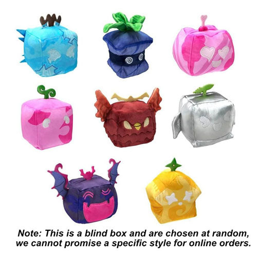 BLOX FRUITS 4 Mystery Plush Series 1 with Physical or Permanent DLC Code  Sealed