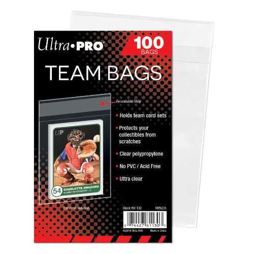 Deck Protector Ultra Pro Standard Team Bags 100ct Clear