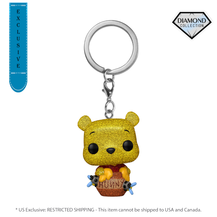 Winnie the Pooh US Exclusive Diamond Glitter Pop! Keychain