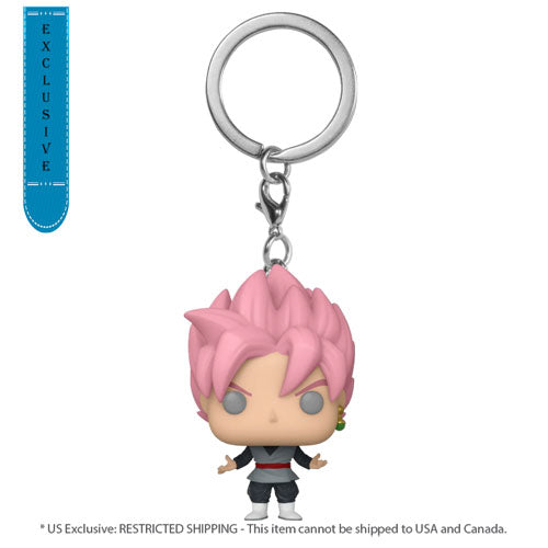 Dragon Ball Super Goku Rose Black US Exclusive Glow Pop! Keychain Vinyl