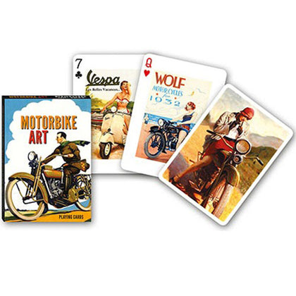 Motorbike Art Poker Playing Cards