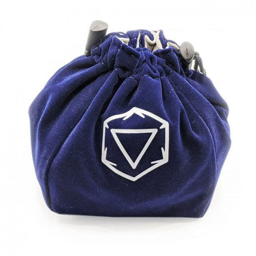 WSL Velvet Dice Bag Blue
