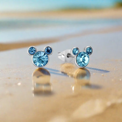 Couture Kingdom - ECC Mickey Mouse March Birthstone Stud Earrings