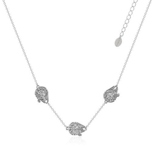 Couture Kingdom - Star Wars Millennium Falcon SIlver Necklace