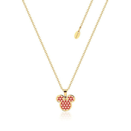 Couture Kingdom - ECC Mickey Mouse Hearts Enamel Gold Necklace