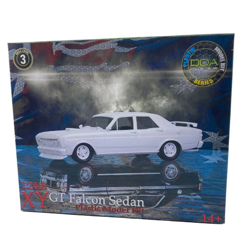 DDA Ford XY Falcon Sedan GTHO 1:24 Scale Plastic Model Kit