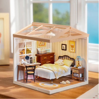 Robotime DIY Miniature House Sweet Dream Bedroom