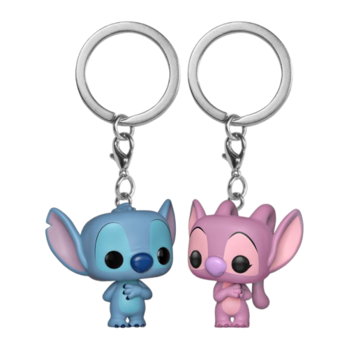 Lilo and Stitch Stitch and Angel Pop! Keychain 2-Pack