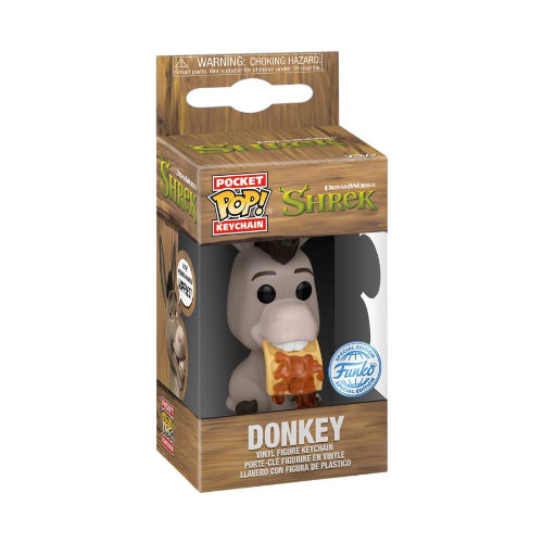 Shrek Donkey with Waffles US Exclusive Pop! Keychain