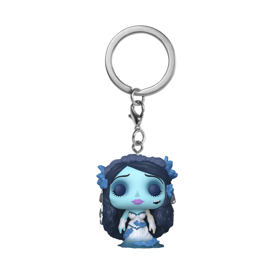 Corpse Bride Emily with Butterflies Pop! Keychain