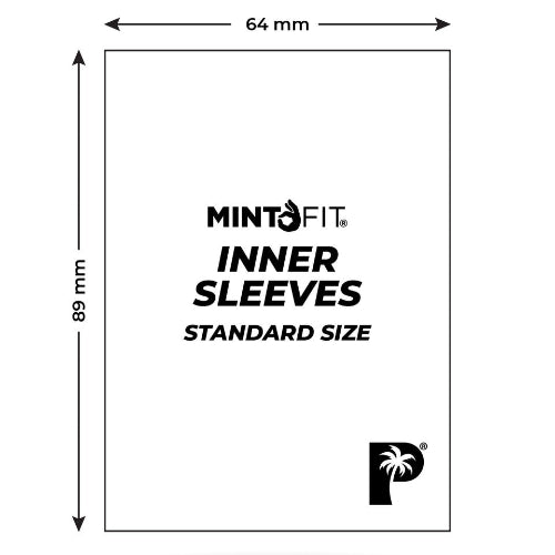 Deck Protector Palms Off MintFit Inner Sleeve Standard 100ct Clear