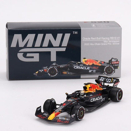 Mini GT 2022 F1 Oracle Red Bull Racing RB18 No 1 Verstappen 1:64 Scale Diecast Vehicle