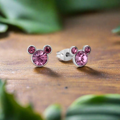 Couture Kingdom - ECC Mickey Mouse June Birthstone Stud Earrings