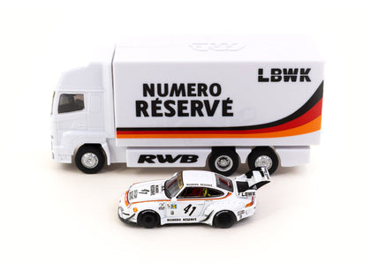 TW RWB 993 LVWK with Truck Singapore Special Edition 1:64 Scale Diecast Vehicle
