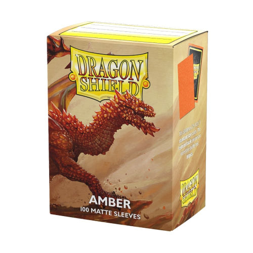 Deck Protector Dragon Shield Standard 100ct Amber Matte