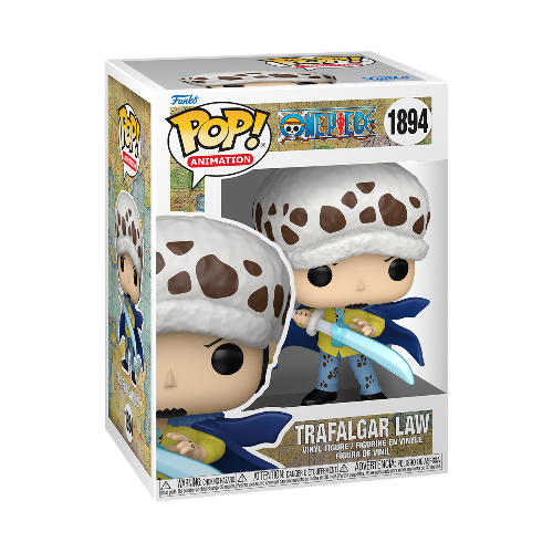 One Piece Trafalgar Law with Blue Anesthesia Pop! Vinyl