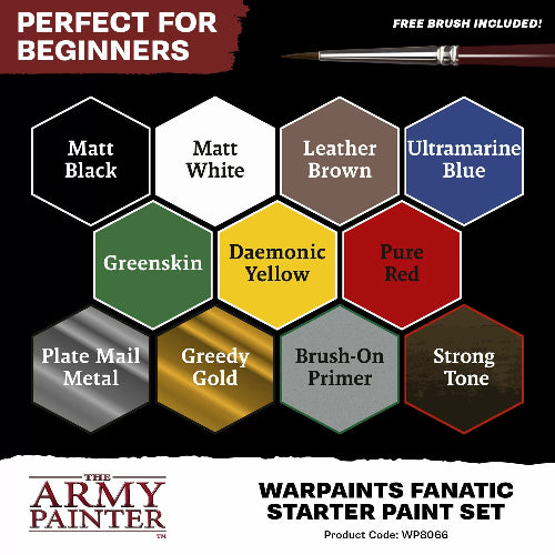 Army Painter Warpaints Fanatic Starter Paint Set