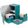 Ultimate Guard Twin Flip n Tray Deck Case 200+ Standard Size XenoSkin Petrol Blue Deck Box