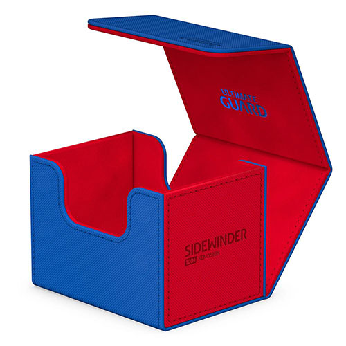 Deck Box Ultimate Guard Synergy Sidewinder 100+ Standard Xenoskin Deckbox Blue/Red