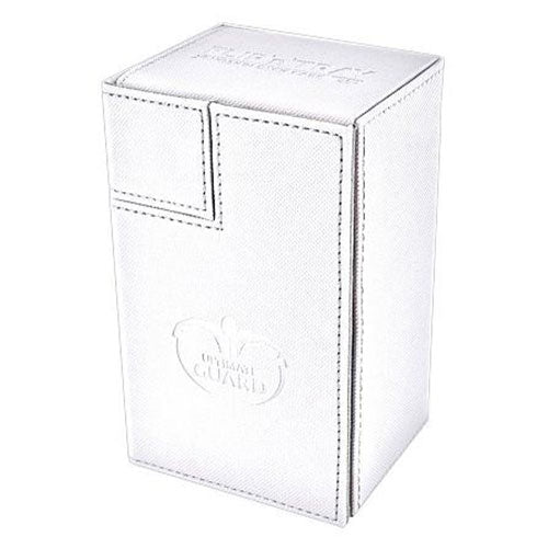 Ultimate Guard Flip n Tray Deck Case 80+ Standard Size XenoSkin White Deck Box