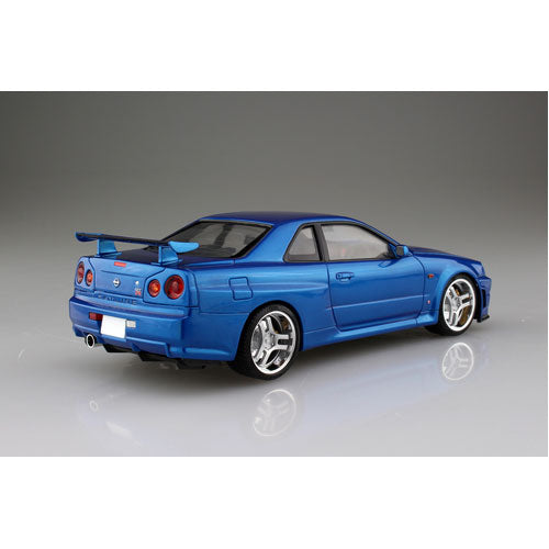 Aoshima Initial D Hosino Kozo BNR34 Skyline GT-R 1:24 Scale Plastic Model Kit