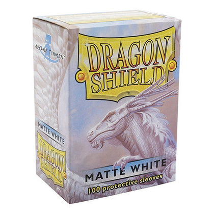 Deck Protector Dragon Shield Standard 100ct White Matte
