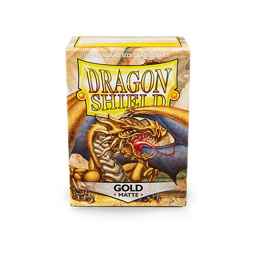 Deck Protector Dragon Shield Standard 100ct Gold Matte