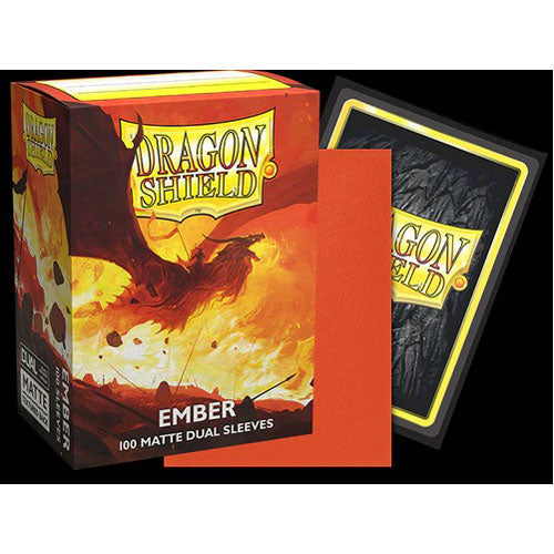 Deck Protector Dragon Shield Standard 100ct Ember Dual Matte