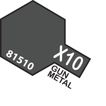 Tamiya Mini X-10 Gun Metal 10ml
