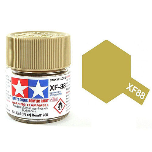 Tamiya Mini XF-88 Dark Yellow 2 10ml