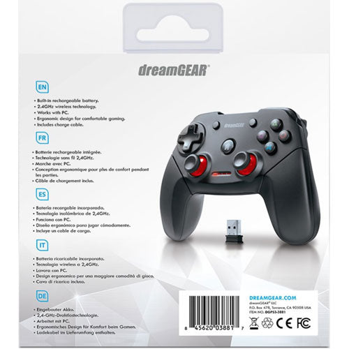 PS3/PC DreamGear Shadow Pro Wireless Controller