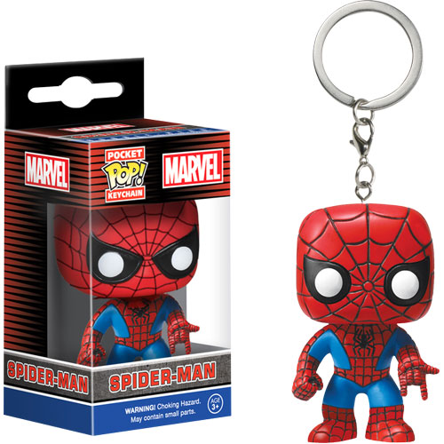 Spider Man Pop! Keychain